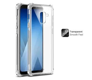 클리어 Shockproof TPU 케이스 삼성 갤럭시 s22 s22 플러스 s20 S10 s10 플러스 S8 S9 노트 8 9 10 10 플러스 20 노트 20 TPU 케이스