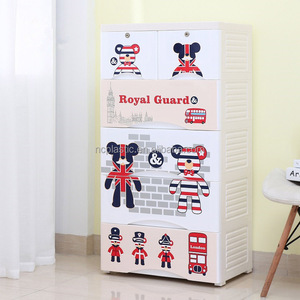 5-Drawer Lingerie Chest Storage <strong>Dresser</strong> Cabinet <strong>on</strong> Removable <strong>Wheels</strong> - Product Image 3