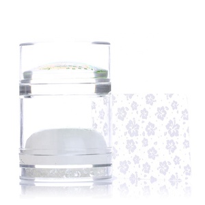 PinPai — tampons à ongles <span class=keywords><strong>en</strong></span> <span class=keywords><strong>silicone</strong></span> souple, pointe double, strass, couleur claire, art de manucure et de pédicure - Product Image 3
