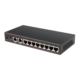 Diewu <span class=keywords><strong>10</strong></span>/100 mbps PoE mạng chuyển đổi <span class=keywords><strong>10</strong></span> cổng cho IP máy ảnh - Product Image 1