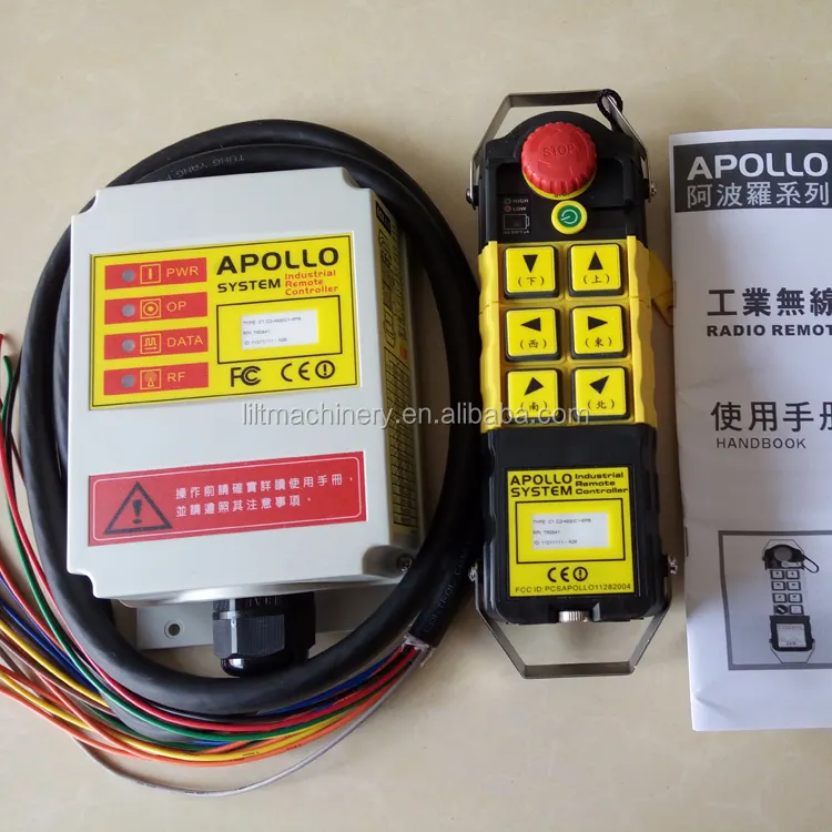 Apollo China Co Hoist Radio Wireless Industrial Crane Remote Control