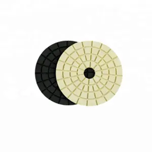 4 Inch White Or Black Diamond Wet Polishing Buff Pads For Granite