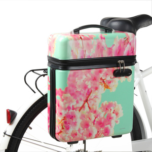 Waterproof 24L ABS motorcycle bicycle pannier travel box bag