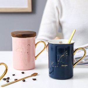 Tasse à café en céramique pour sublimation, tasses en céramique du <span class=keywords><strong>zodiaque</strong></span>, tasses à café - Product Image 2