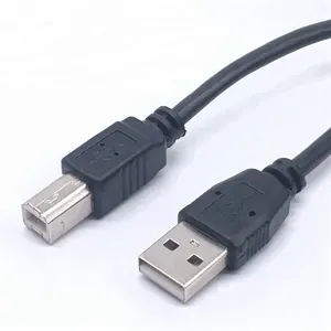 De tipo A B macho Cable de impresora USB Cable 2,0 escáner Cable 1m 2m 3m 4m 5m tipo B puerto