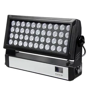 Factory price outdoor IP65 44 pcs 10w RGBW led dj wall wash washer light dmx 4/10 channels for hotel/concert/building/disco/club
