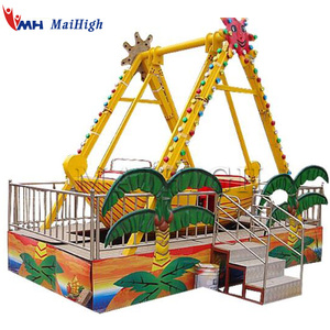 Mini manège de fête foraine, petit <span class=keywords><strong>bateau</strong></span> <span class=keywords><strong>pirate</strong></span> avec remorque pour enfants - Product Image 2