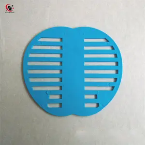 apple shape heat resistant rubber kitchen mat 2pcs