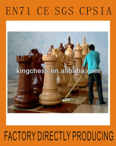<span class=keywords><strong>Giant</strong></span> <span class=keywords><strong>Chess</strong></span> <span class=keywords><strong>Set</strong></span>/Giardino Esterno di Scacchi/Molto Grande/Nuovo - Product Image 1