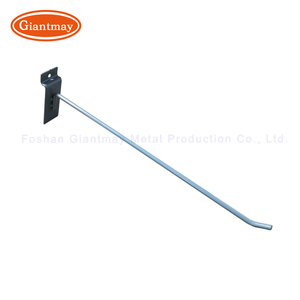 Cheap Metal Chrome Single Slatwall Display Shop Store Slat <strong>Wall</strong> <strong>Hook</strong> - Product Image 2