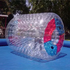 Opblaasbare water zob, aqua zorb water worst, water rollen buis