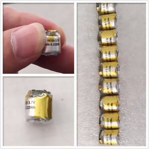 Nhà máy tùy chỉnh 10130 60mAh 3.7V nhỏ vòng <span class=keywords><strong>lithium</strong></span> có thể sạc lại Polymer Pin cho GPS Pouch Ion pin - Product Image 3