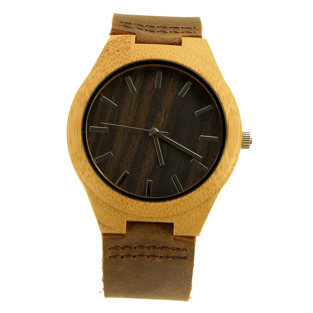 Relógio de mão de design original masculino, china importado madeira quartzo homens marca de mão relógio de liga barato