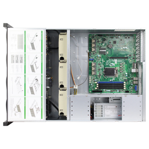 Boîtier de serveur de stockage en acier 4U à montage en rack 24 baies peu coûteux avec plan arrière d'extension 6 Go/s - Product Image 3