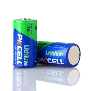 PKCELL brand Non Rechargeable Photo lithium battery 3V CR123A for Polaroid camera
