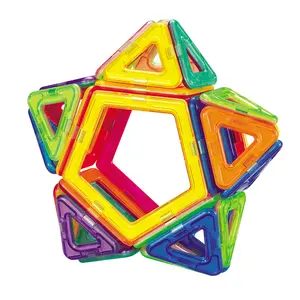 3D מגנטי בלוקים מראש-בית ספר צעצועי בנים ובנות 3 שנים + גזע חינוכיים צעצועי סט