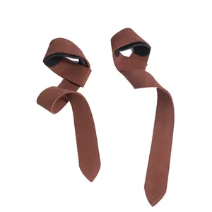 Heavy-Duty Cowhide Forearm Leather <strong>Lifting</strong> <strong>Straps</strong> <strong>for</strong> Powerlifting Fitness Wrist Weight <strong>Lifting</strong> <strong>Straps</strong> - Product Image 1