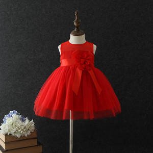 Abiti <span class=keywords><strong>da</strong></span> ragazza estate bambini 1 anno vestito <span class=keywords><strong>da</strong></span> festa bambini ragazze bambino bambino principessa vestito fiore partito <span class=keywords><strong>Tutu</strong></span> senza maniche - Product Image 2