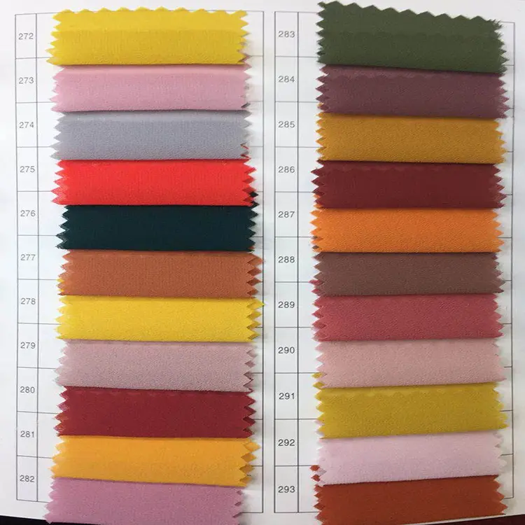 Goods在庫Italian Crepe Chiffon Fabric For Scarves