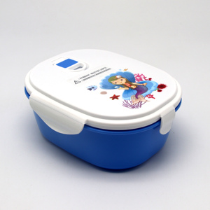 Nhựa Trắng Trẻ Em Bpa Phân Vùng Miễn Phí 3 Ngăn Hộp Ăn Trưa - Product Image 5