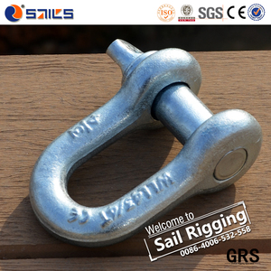 Acero galvanizado tornillo perno U.S. soltar grillete forjado D - Product Image 1