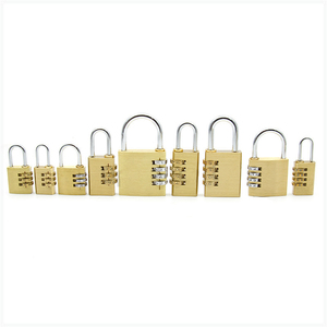 Cadenas à combinaison en laiton à 3 et 4 chiffres LOGO personnalisé multi-tailles - Product Image 3