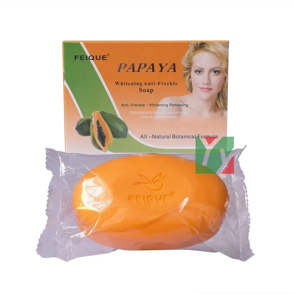 The Best Skin whitener Organic Papaya Bath Soap Ingredients Extract Of Papaya Soap