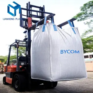 100% virgin material Polypropylene jumbo bag with UV treated Industry use sand cement big bag 1000kg FIBC bag super sacks