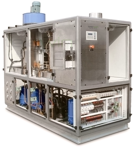 Pompe à chaleur refroidie par air sur mesure Récupération de chaleur de l'air Unité de traitement de l'air Moteur à courant alternatif 38KW Capacité de refroidissement pour la déshydratation de la transformation des aliments - Product Image 6