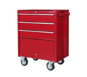 4-Drawer Rolling Tool Cabinet Tool Trolley Cabinet Workshop Tool Cabinet