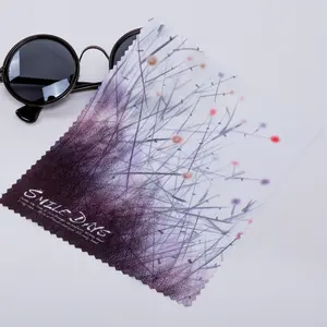 Brand new high quality digital printed microfiber eye glasses cleaning cloth super magic towel