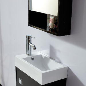 Larghezza 250 millimetri MDF <span class=keywords><strong>Con</strong></span> La Pittura Lucida brillante di Colore Piccolo 1 Porta Armadietto A <span class=keywords><strong>Specchio</strong></span> e 1 Porta del Bagno set - Product Image 2