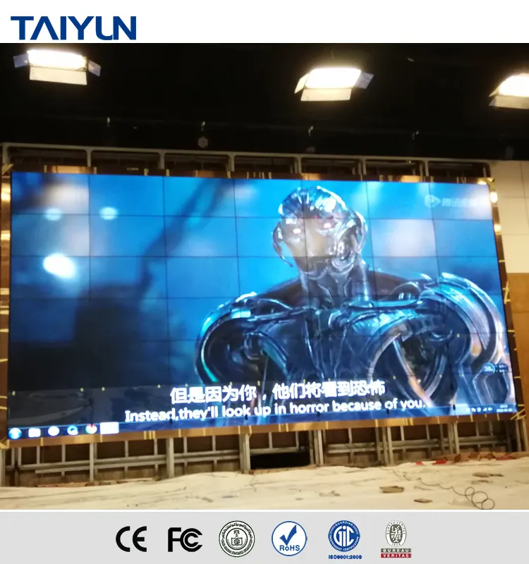 55 Zoll Nahtlose Ultra Narrow Bezel Display Panel Screen Samsung 2X2 Lcd-videowand