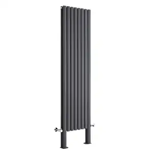 Vertical designer steel radiator oval column tall upright central heating aosn iso9001