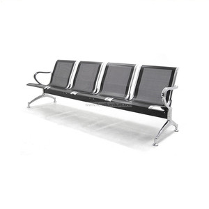 Asientos de Aeropuerto de Lujo Personalizados/Silla de Vestíbulo de Aeropuerto/Banco de Espera para Áreas Públicas de Metal, Acero Inoxidable Moderno, Banco de Acero Inox - Product Image 3