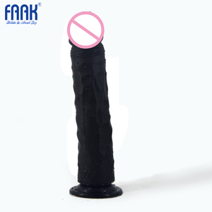 FAAK 24 cm Realistischer Männlicher Doppelhärte-<span class=keywords><strong>Dildo</strong></span> in Schwarz mit Faak <span class=keywords><strong>Dildo</strong></span>-Hose Faak Silikon-Dildos Orgasmus-Spielzeug - Product Image 4