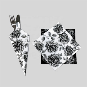 Santian giấy hoa hồng đẹp in giấy khăn ăn cho decoupage, decoupage Khăn ăn - Product Image 2