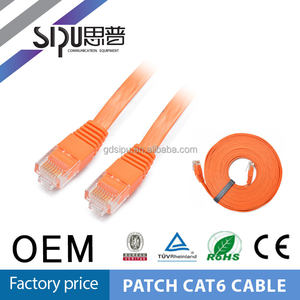 SIPU precio de fábrica de alta velocidad de cobre plana <span class=keywords><strong>ethernet</strong></span> cat 6 patch cord <span class=keywords><strong>cable</strong></span> para ordenador - Product Image 2