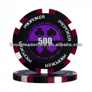 14g pro poker jetons de poker en argile/numérotées jetons de poker