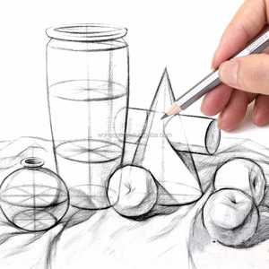 Ensemble de 12 crayons <span class=keywords><strong>à</strong></span> <span class=keywords><strong>dessin</strong></span> artistique de haute qualité, pour croquis, <span class=keywords><strong>crayon</strong></span> Standard, doux et sûr, Non toxique, pour fournitures artistiques - Product Image 6