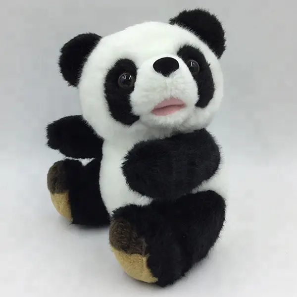 Realistico Reale Della Pelliccia Della Peluche del Panda Teddy Bear Per La Vendita Su Ordine All'ingrosso Sveglio Del Fumetto Per Bambini Peluche Molle del Giocattolo Della Peluche Kungfu panda