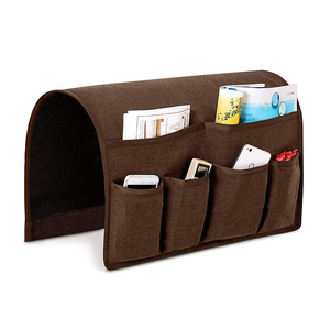 Organisateur pour accoudoir de canapé, caddie de fauteuil de canapé à 6 poches pour <span class=keywords><strong>Magazine</strong></span>, livres, télécommande de télévision, téléphone portable, meilleure vente - Product Image 1