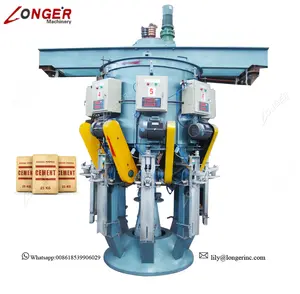 Automatic 50kg Jumbo Bags Gypsum Rotary Packer Cement Powder Bagging Sand Packing Production Line Cement Packaging Machine Price