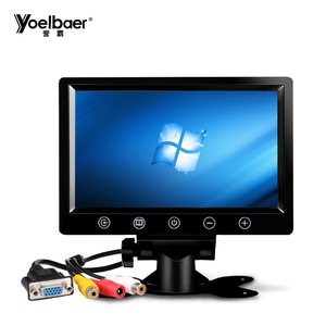9 pulgadas TFT LCD Monitor del coche VGA sistema de <span class=keywords><strong>aparcamiento</strong></span> de cámara de reversa para <span class=keywords><strong>el</strong></span> coche Rearview monitores NTSC PAL - Product Image 2