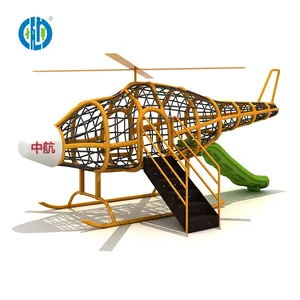 Helicopter Shape Children Outdoor Playground Small Slide Equipment Accessories