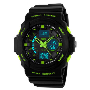 Skmei reloj tienda de moda en línea tiempo dual impermeable de los hombres del deporte relojes #0955 - Product Image 3