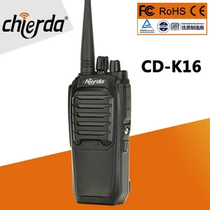2017 mejor venta de guardia de seguridad VOX 10 km gama de dos vías walkie talkie CD-K16