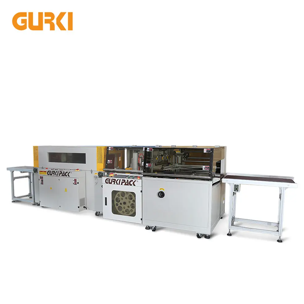 Gurki GPL-5545H + GPS-5030LW Automatique POF Film Rétractable Machine à Emballer