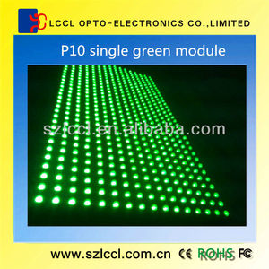 <span class=keywords><strong>solo</strong></span> p10 verde led al aire libre módulo de <span class=keywords><strong>la</strong></span> matriz - Product Image 1