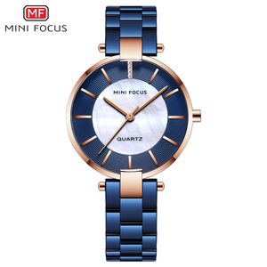 De luxe OEM Logo En Acier Inoxydable Alliage Quartz Poignet Femmes et Dame Montre Avec Le mouvement Du Japon - Product Image 5